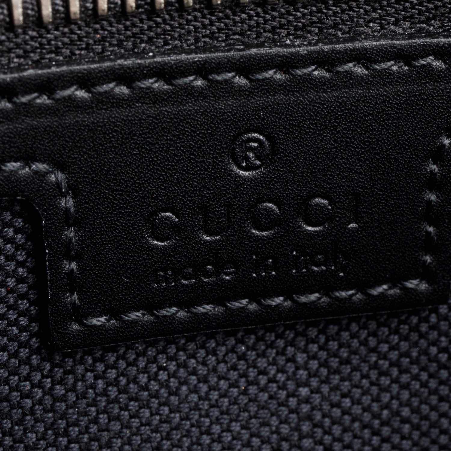 Gucci Black GG Supreme Belt Bag with Zip Pocket w/ Box