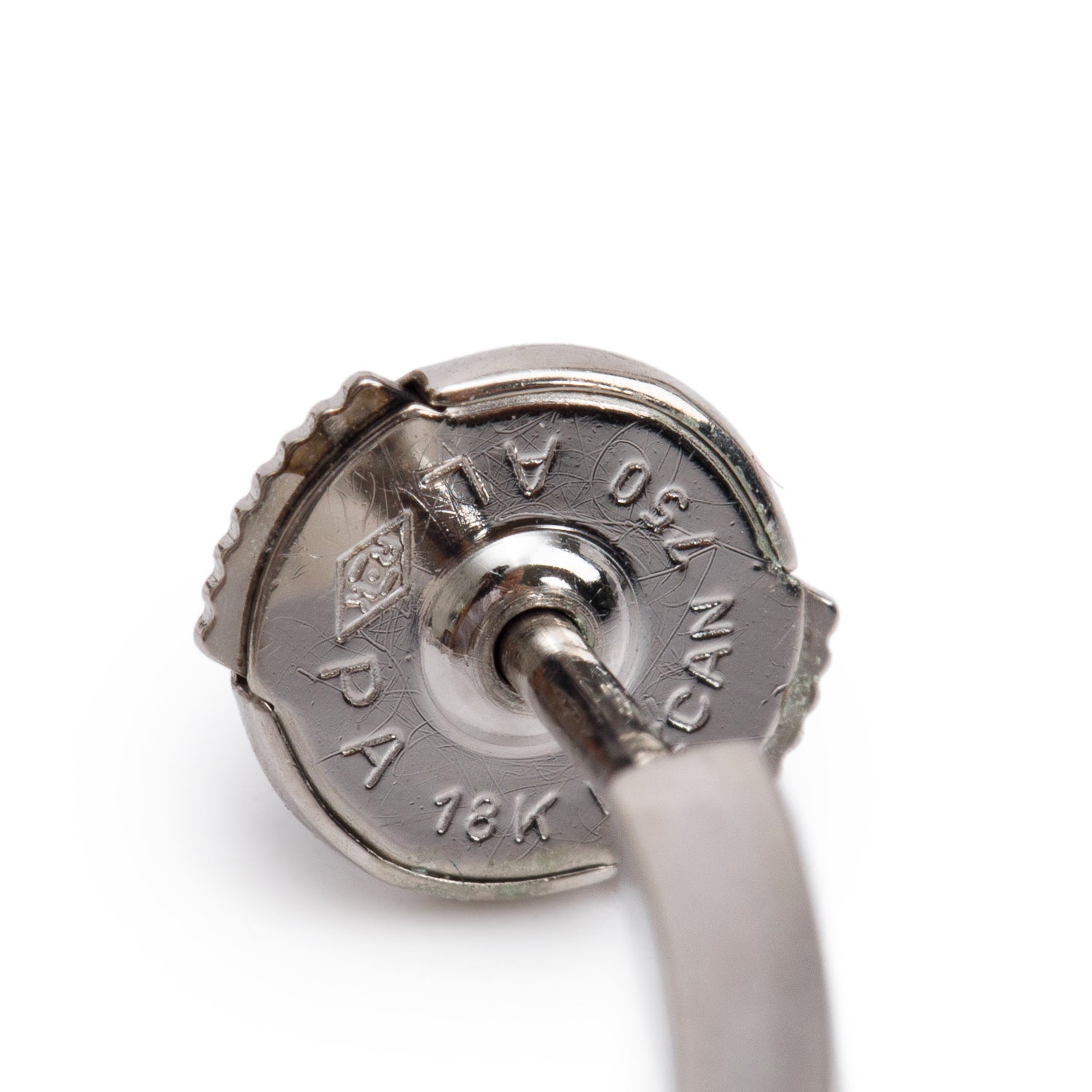 Cartier 18k White Gold Diamond Inside-Out Hoop Earrings w/ Box & Certificate