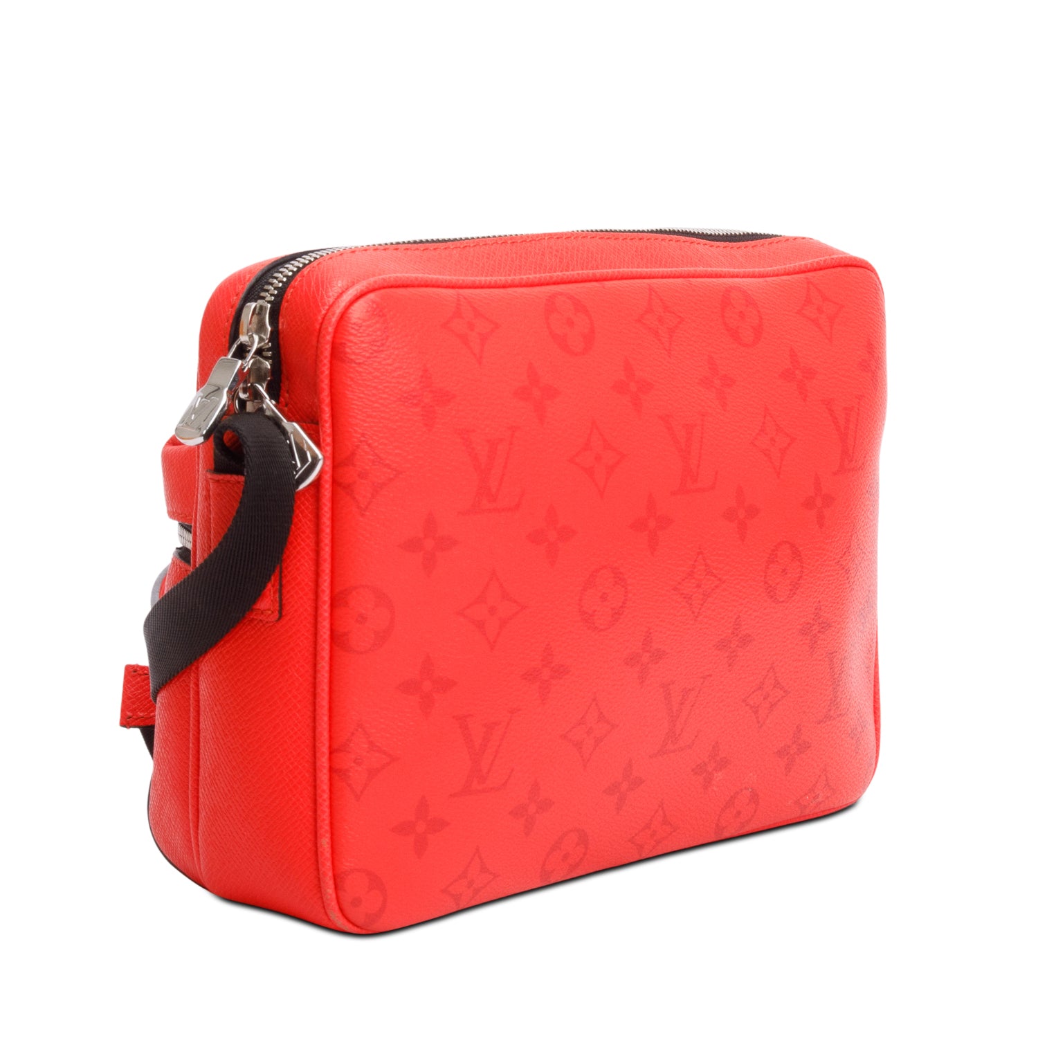 Louis Vuitton Red Taigarama Outdoor Messenger Bag w/ Box