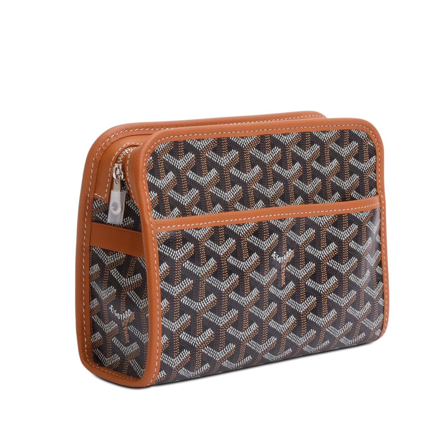 Goyard 2025 Brown Goyardine Jouvence Toiletry MM