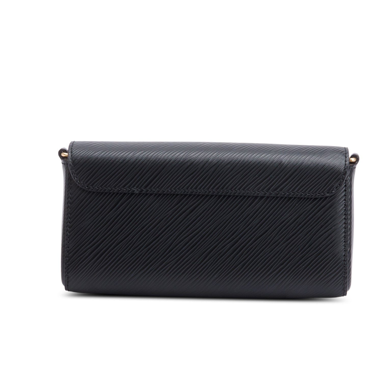 Louis Vuitton Black Epi Leather Twist West Pochette Bag w/ Straps
