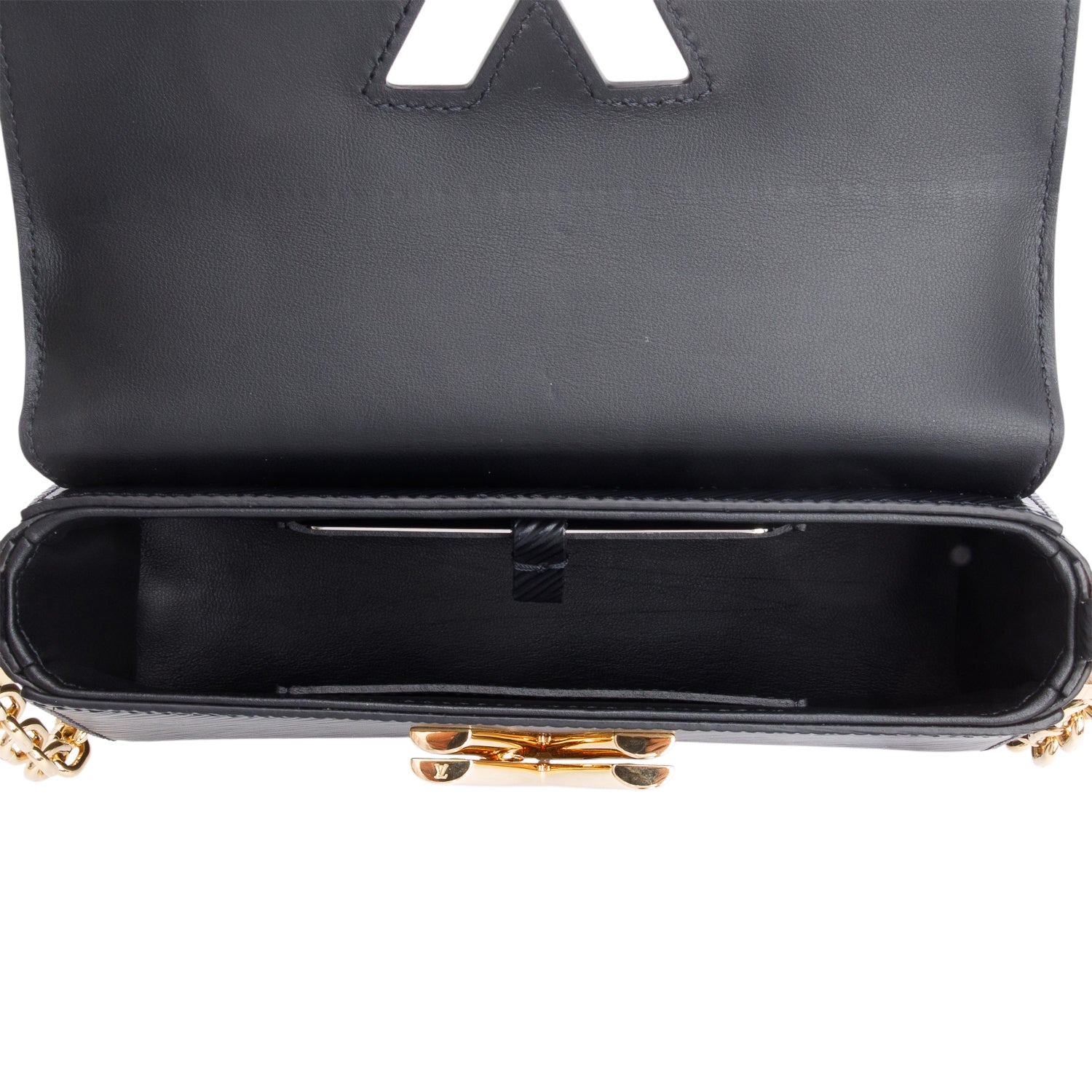 Louis Vuitton Black Epi Leather Twist West Pochette Bag w/ Straps