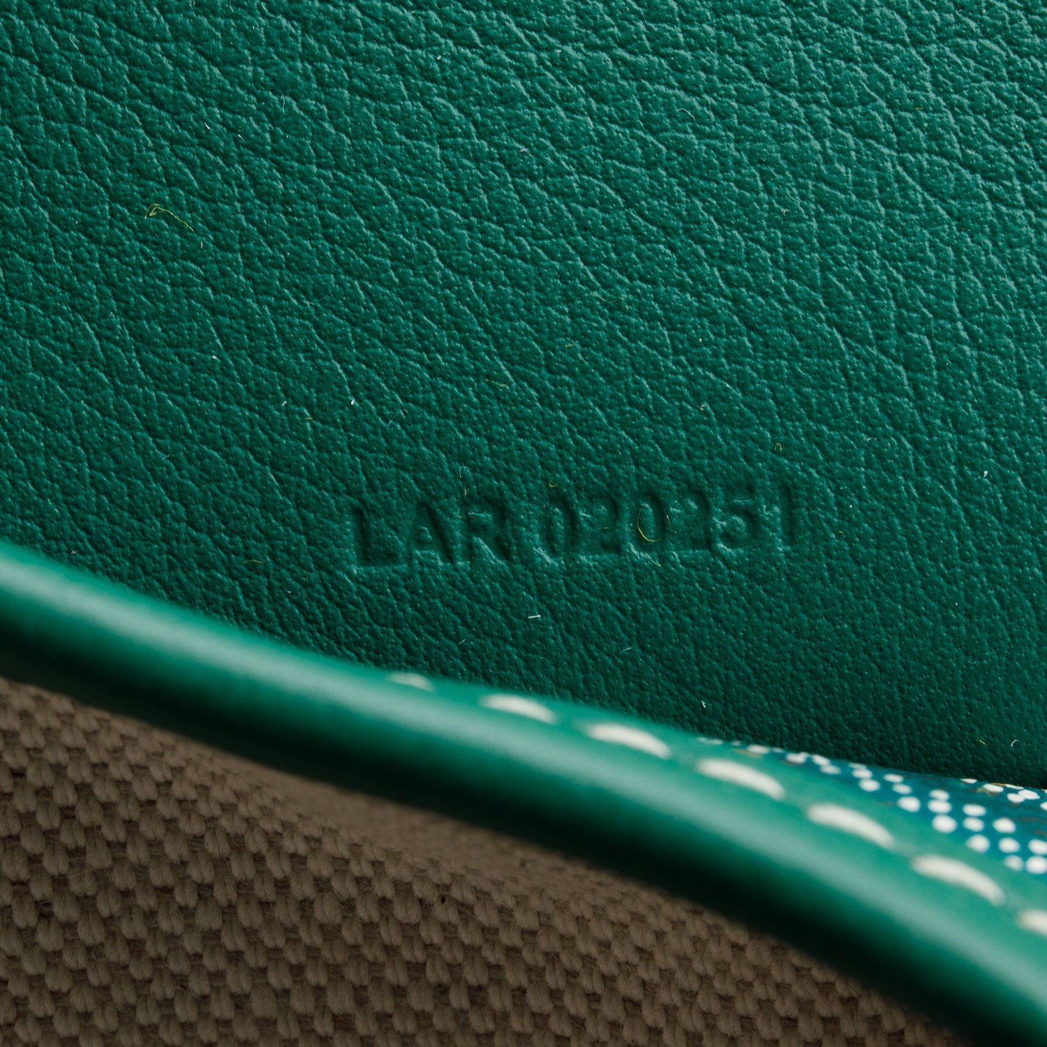 Goyard 2025 Green Monogram Canvas Coursier Messenger Bag