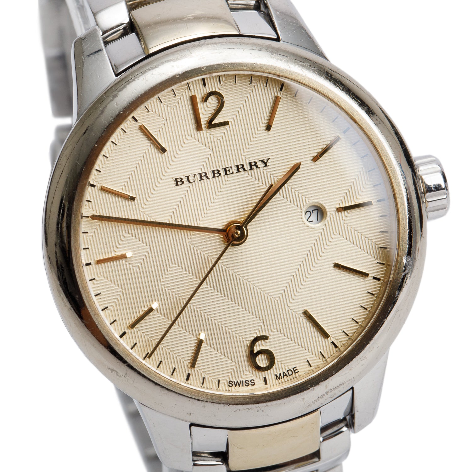 Burberry Two-Tone Stainless Steel BU10118 32 MM Classic Quartz Watch