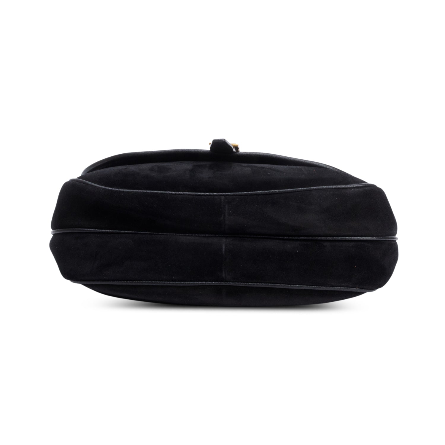 Saint Laurent Black Suede Medium Sorbonne Crossbody Bag