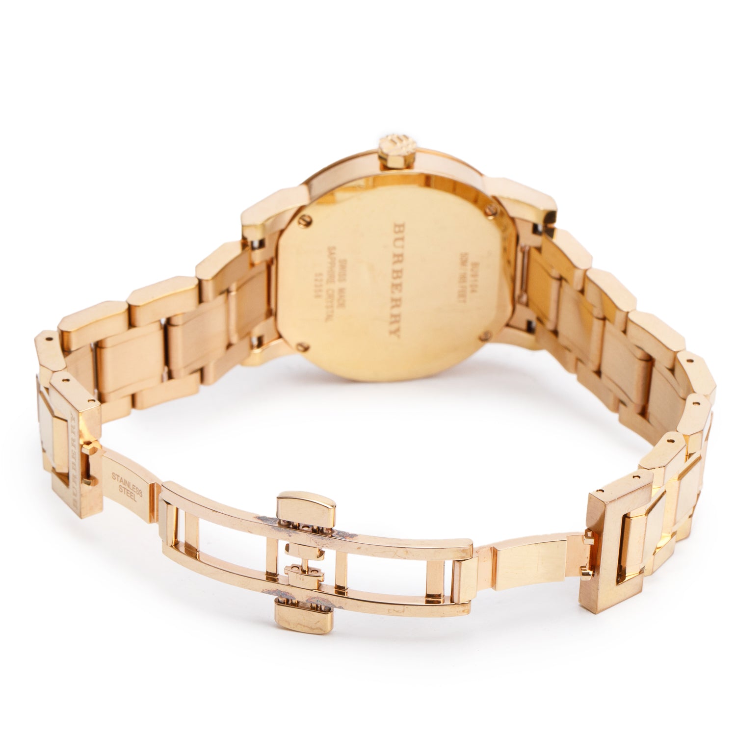 Burberry Gold-Plated Stainless Steel BU9104 34 MM The City Quartz Watch
