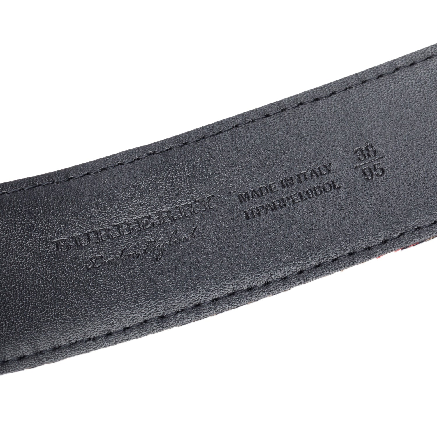 Burberry Beige House Check Canvas Belt, 95 38