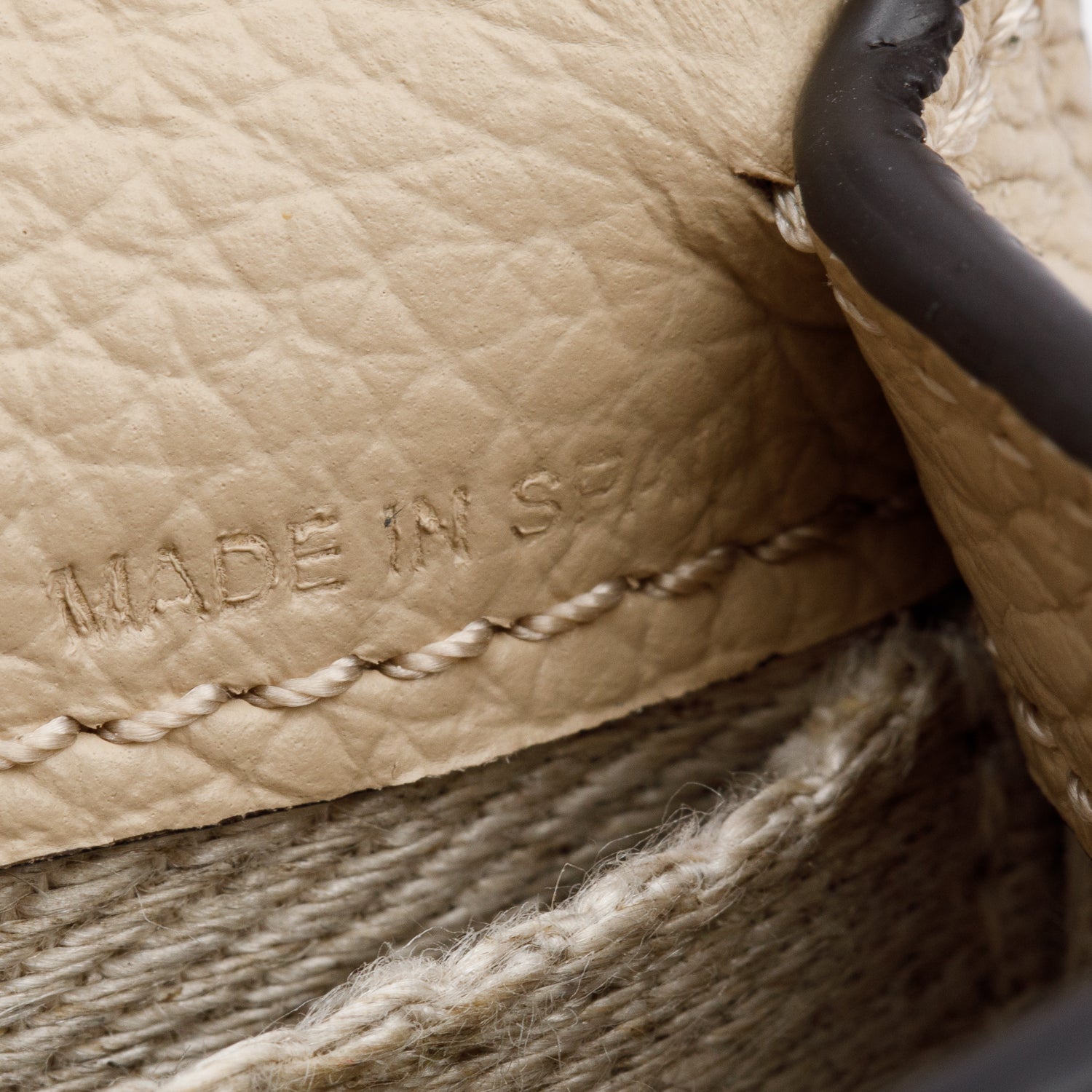 Chloe Beige Grained Leather Nano Marcie Crossbody Bag w/ Authenticity Card