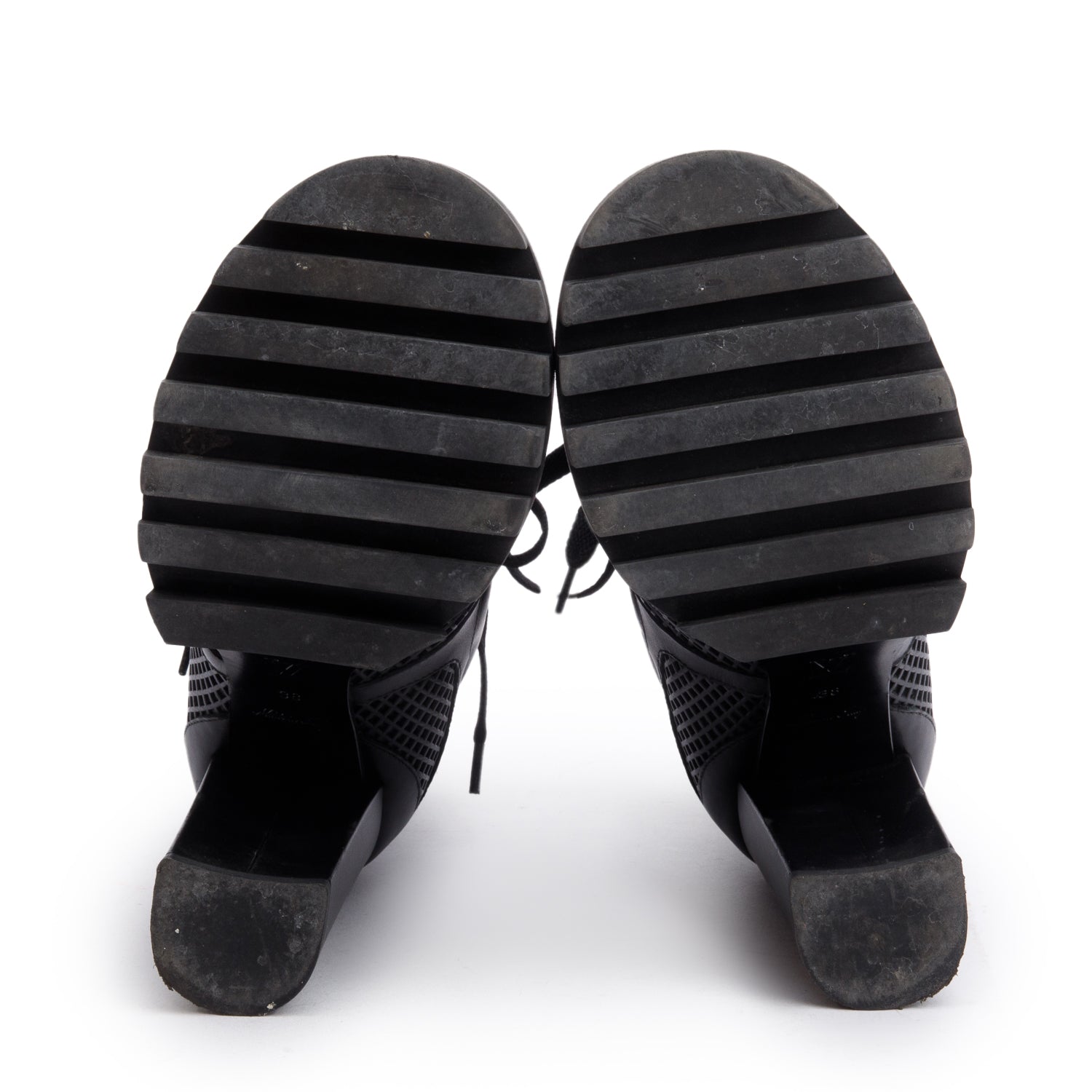 Louis Vuitton Black Digital Gate Ankle Boots, Size 38 w/ Box