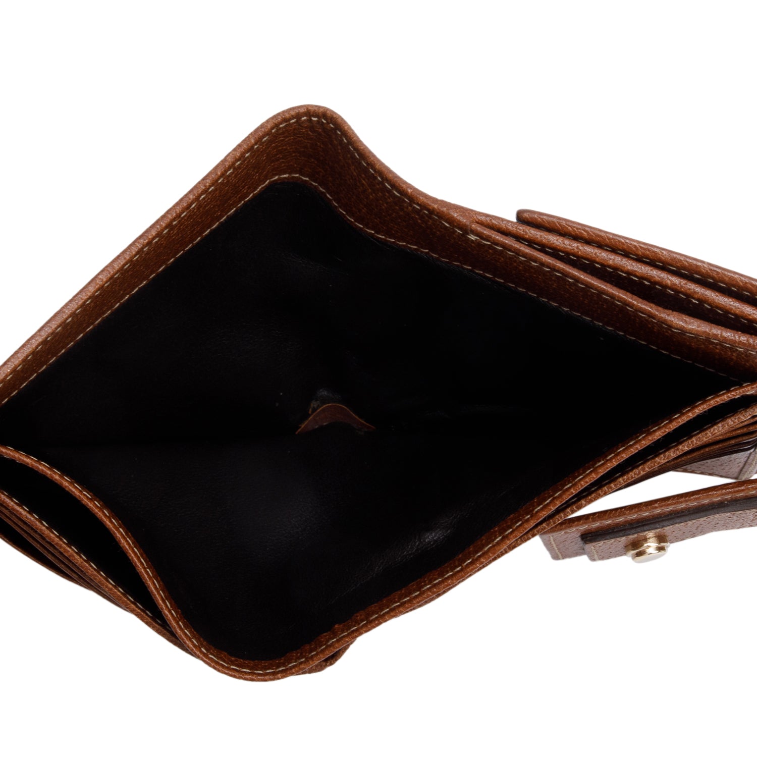 Gucci Blue Denim Abbey Printed Compact Wallet