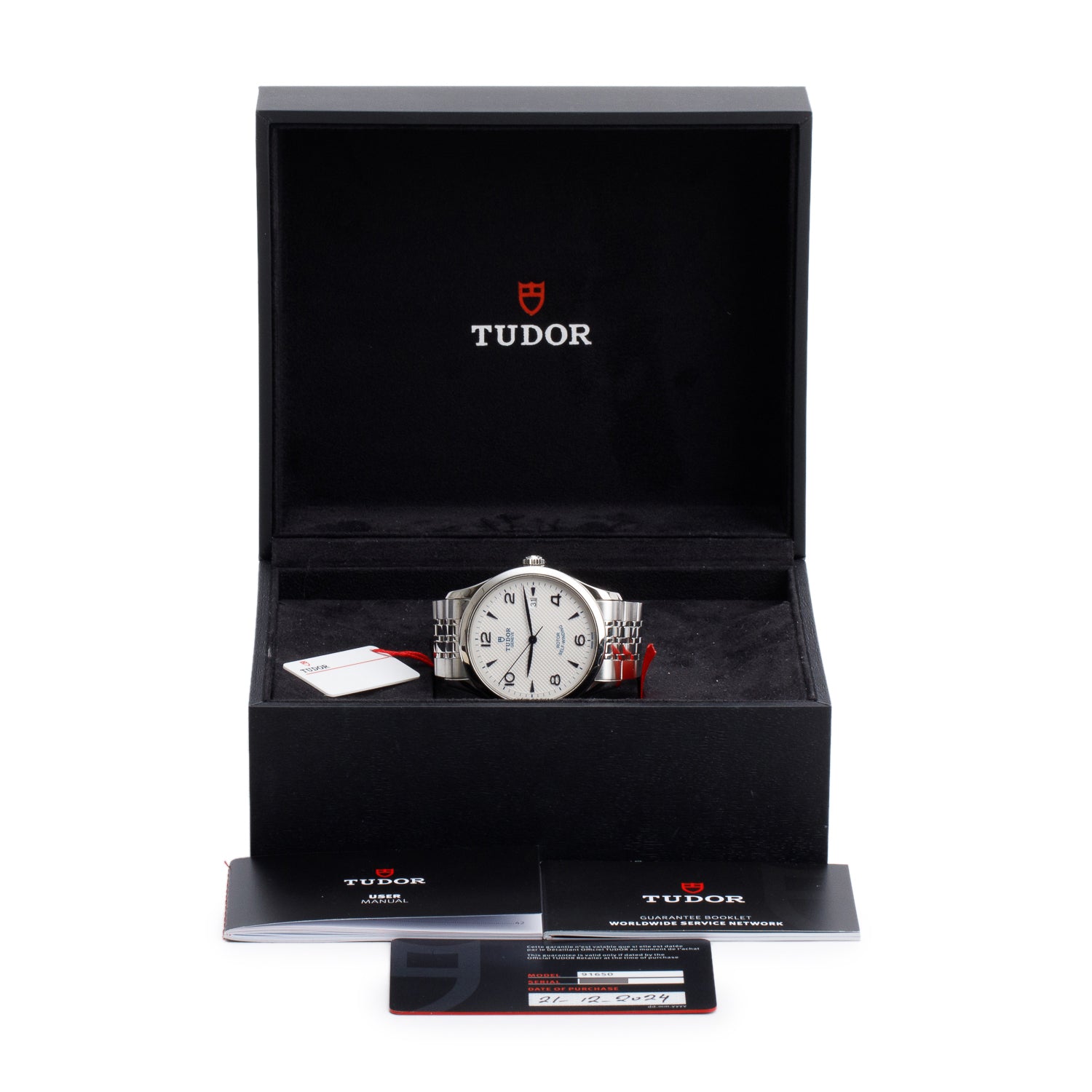 Tudor 2024 Stainless Steel 1926 41 MM Automatic Watch 91650 w/ Box & Papers