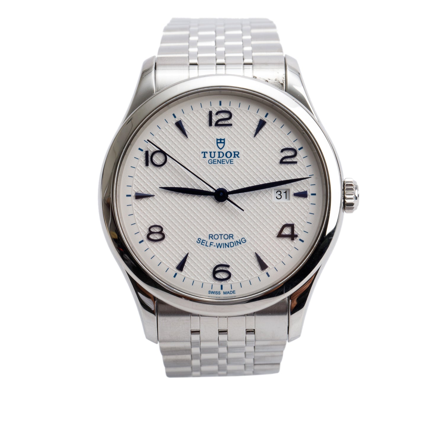 Tudor 2024 Stainless Steel 1926 41 MM Automatic Watch 91650 w/ Box & Papers