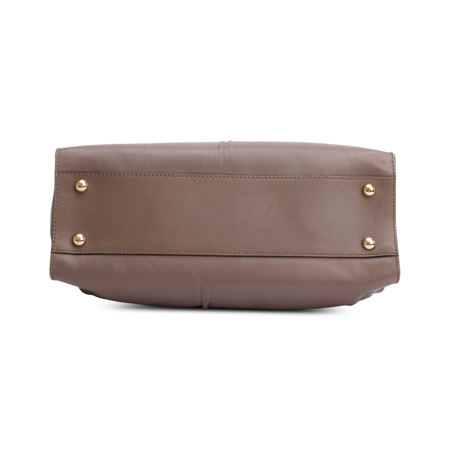 Valentino Taupe/Neutral Calfskin Leather Aphrodite Bow Bag