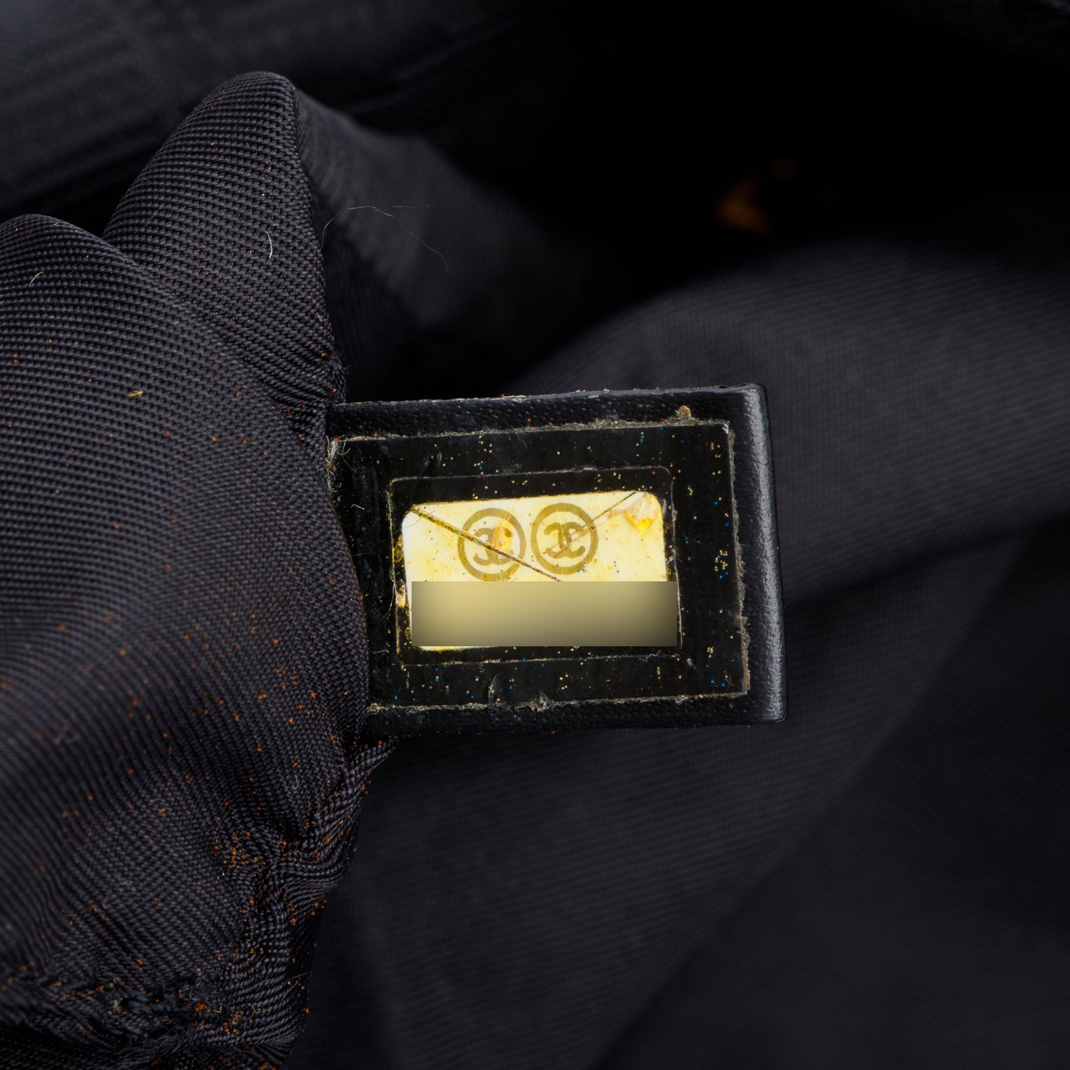 Chanel Black Canvas Travel Ligne Tote