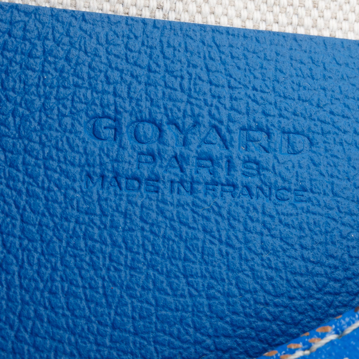 Goyard 2024 Blue Monogram Coated Canvas Plumet Crossbody Bag