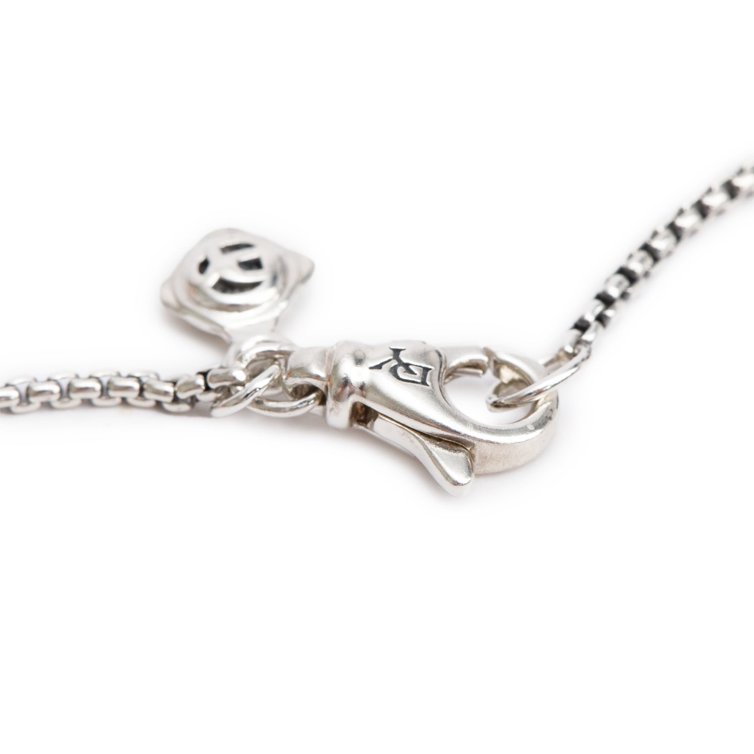 David Yurman Sterling Silver Morganite & Diamond Teen Albion Pendant Necklace, 4 MM