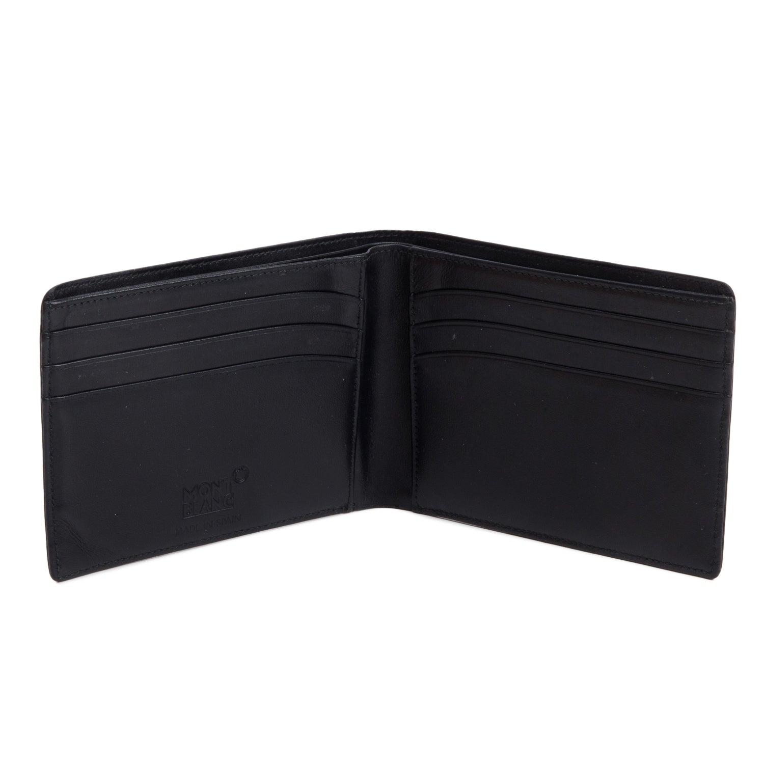 Montblanc Black Leather 6CC Meisterstuck Wallet w/ Box