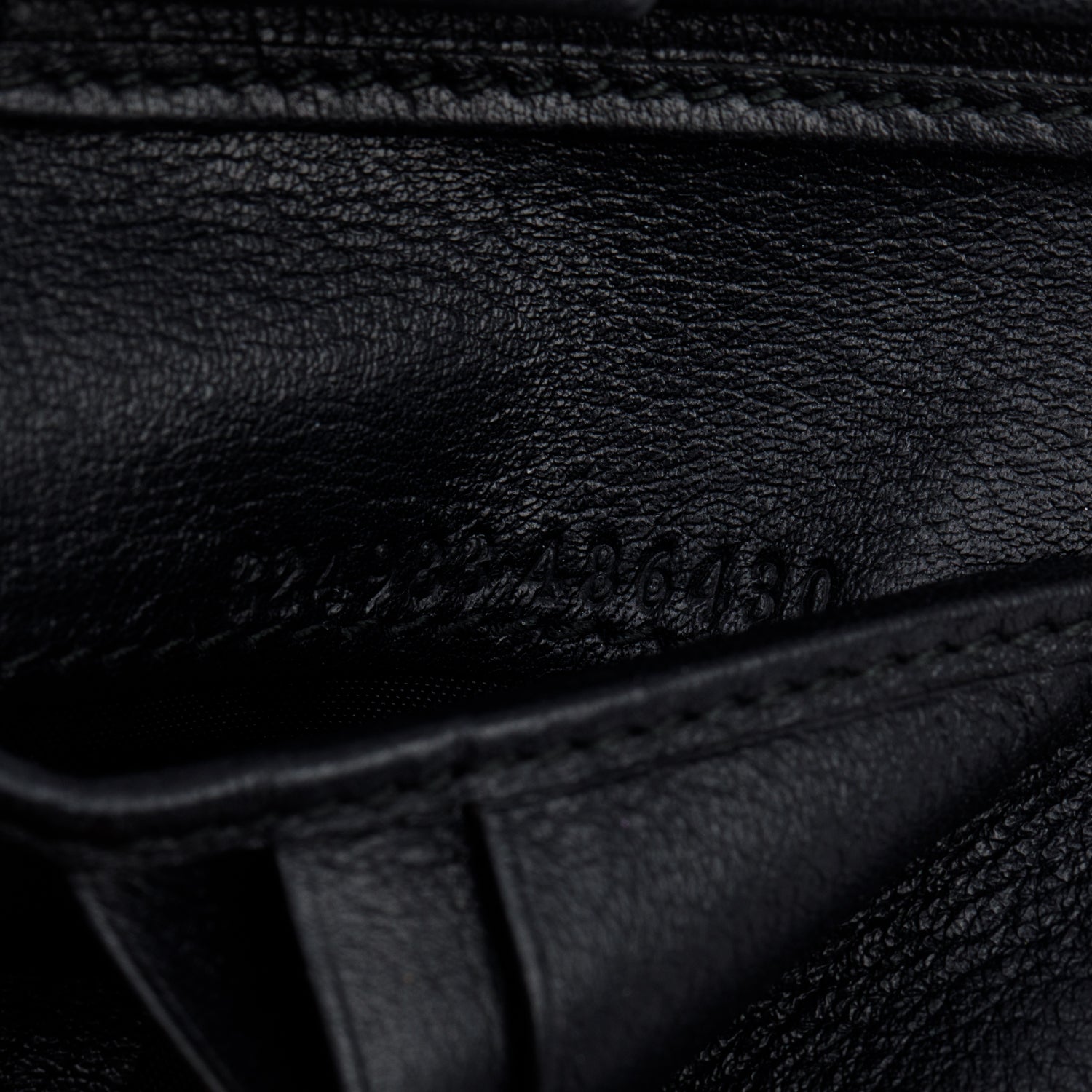 Alexander McQueen Black Leather Studded Bi-Fold Wallet