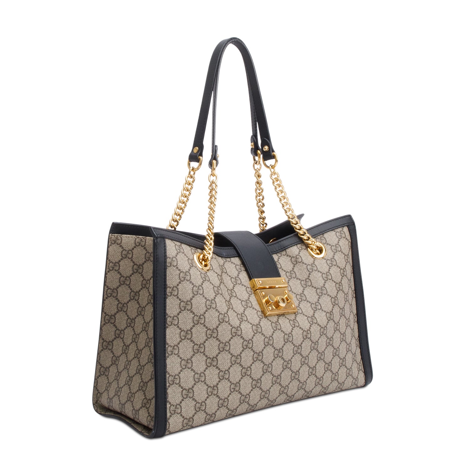 Gucci GG Supreme Medium Padlock Shoulder Bag
