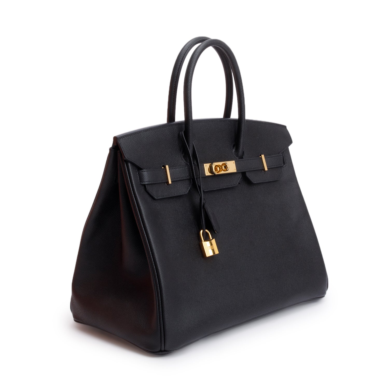 Hermes Noir Veau Epsom Birkin 35 w/ Box