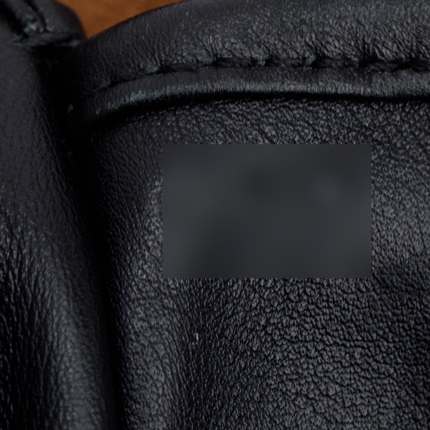 Hermes Noir Sikkim Leather Barda 35 w/ Box