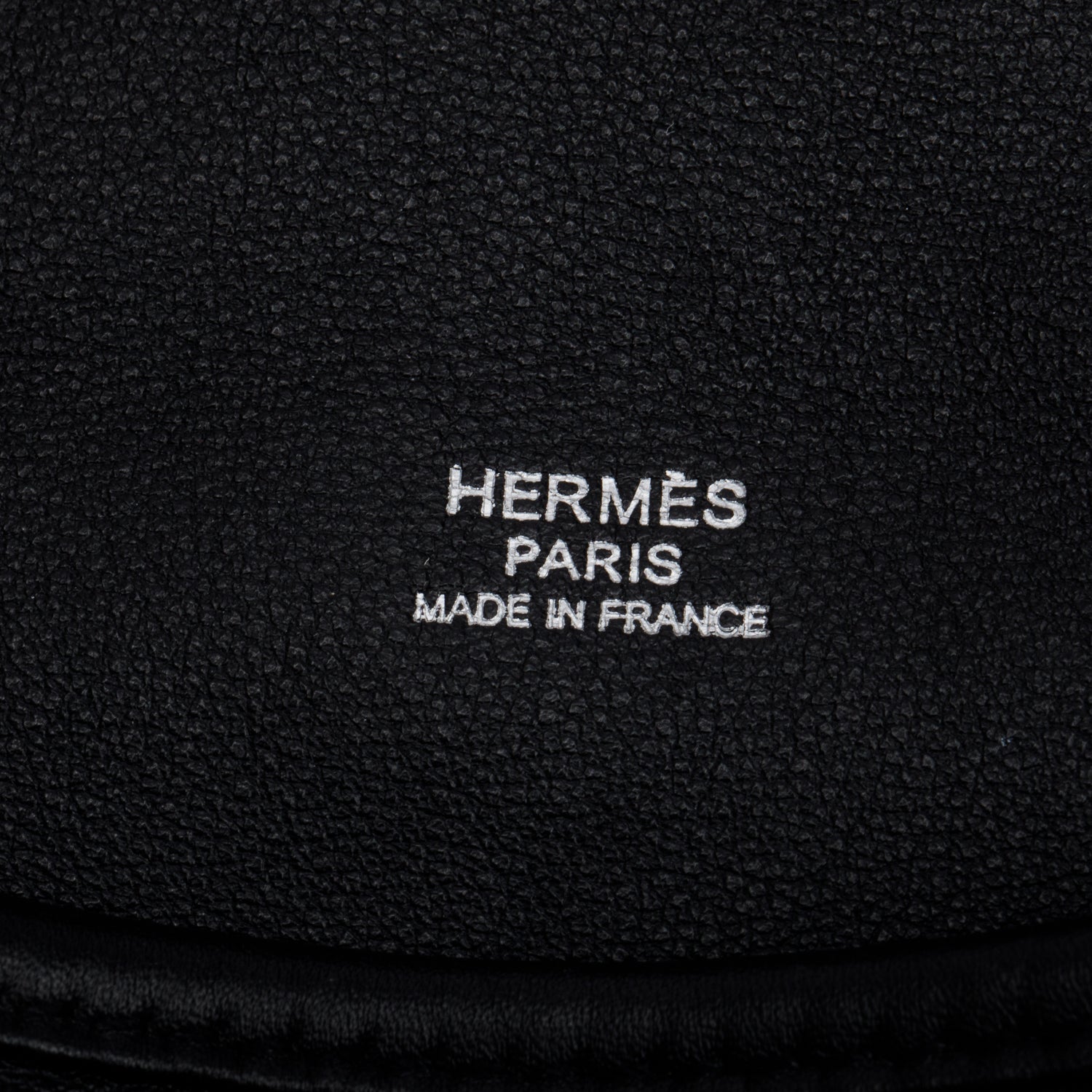 Hermes Noir Sikkim Leather Barda 35 w/ Box