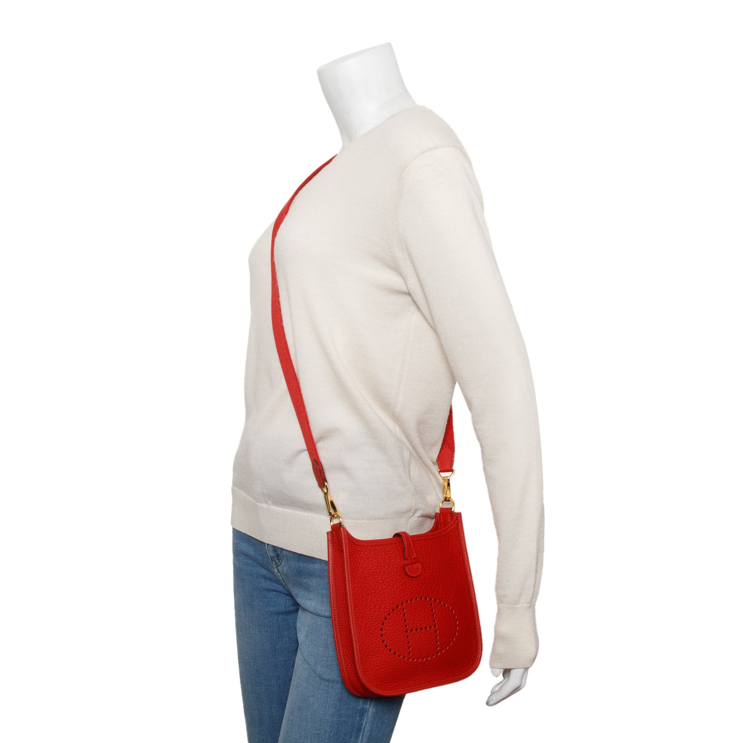 Hermes Geranium Taurillon Clemence Amazone Evelyne TPM 16