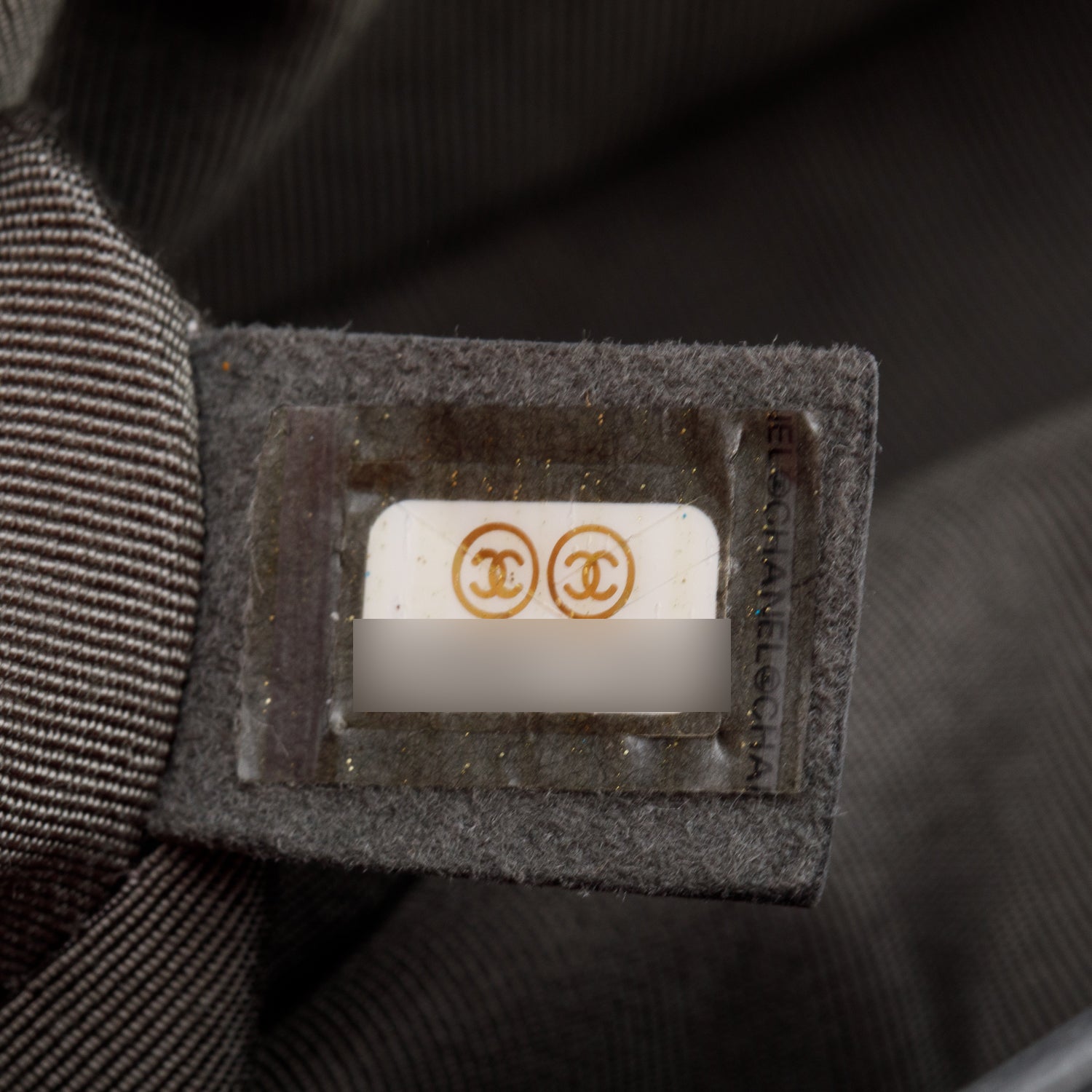 Chanel Grey Quilted Lambskin Leather Medium Boy Bag