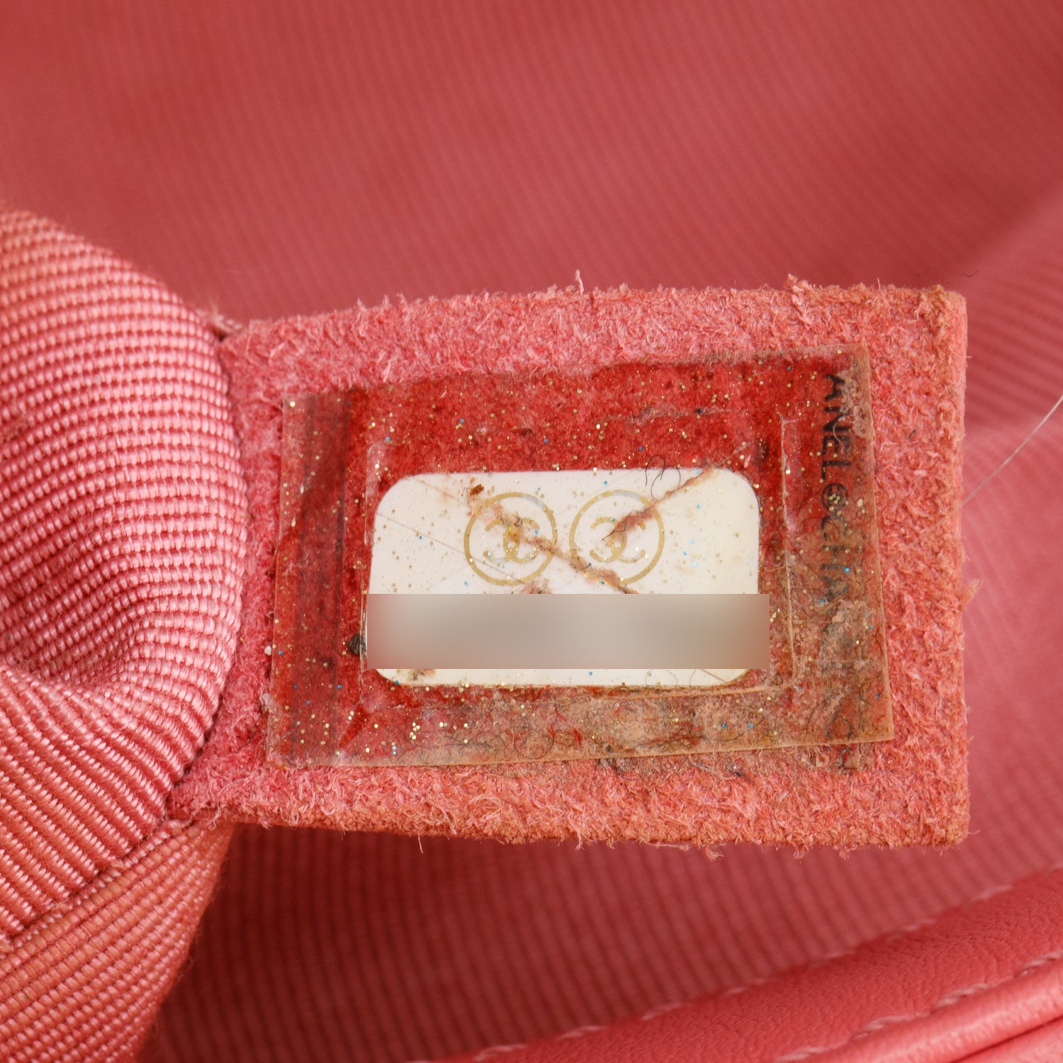 Chanel Pink Lambskin Leather Small Boy Bag