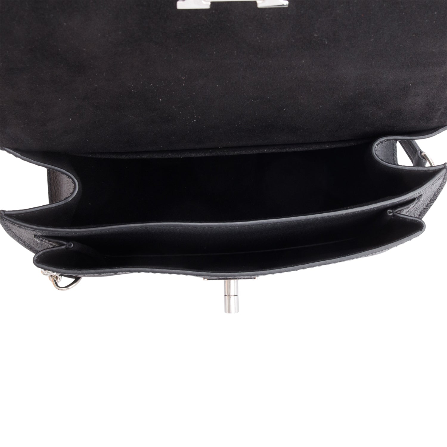 Louis Vuitton Black Soft Calf Leather MyLockMe Chain Bag w/ Box