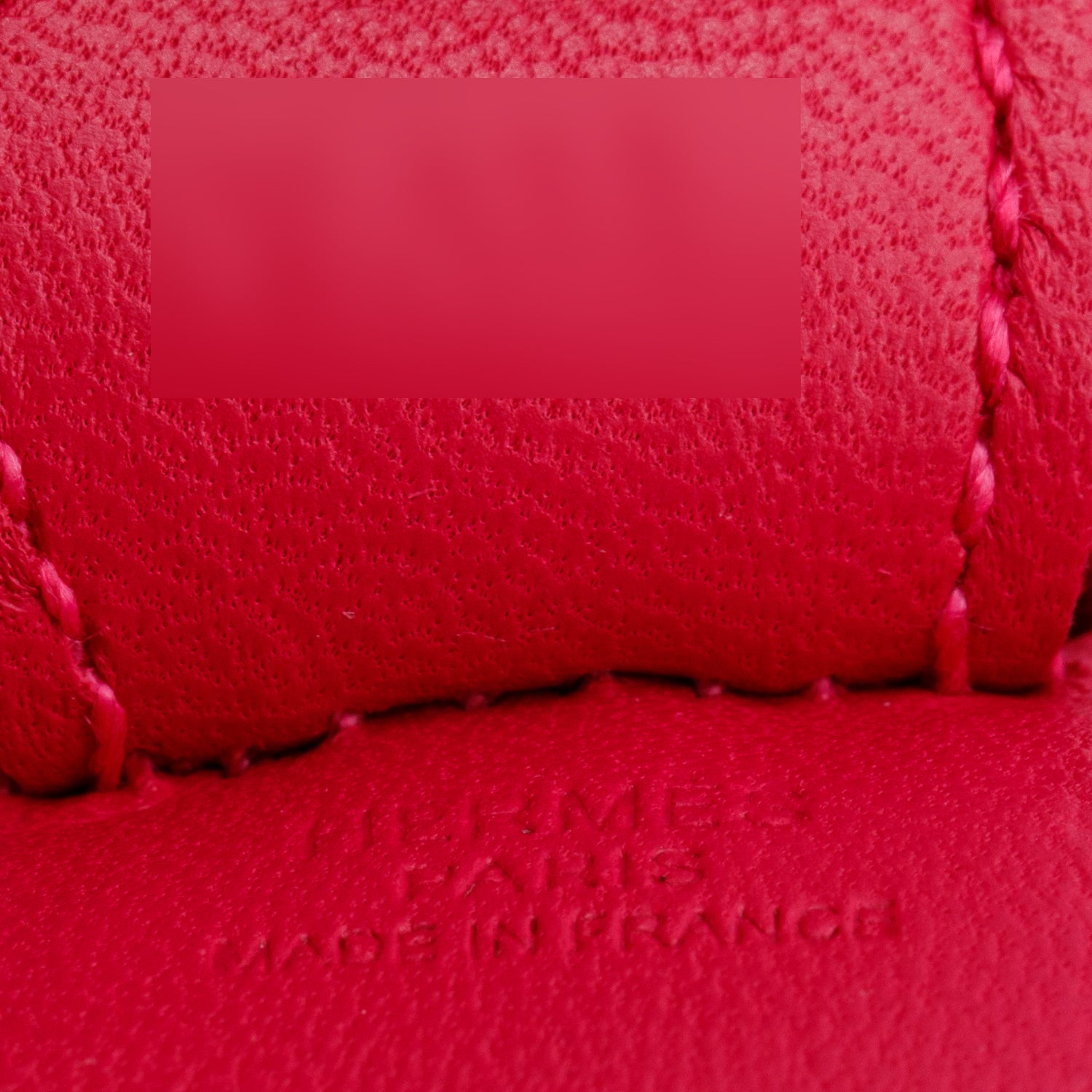 Hermes 2020 Rose Tyrien Milo Lambskin Leather Rodeo Horse Bag Charm PM