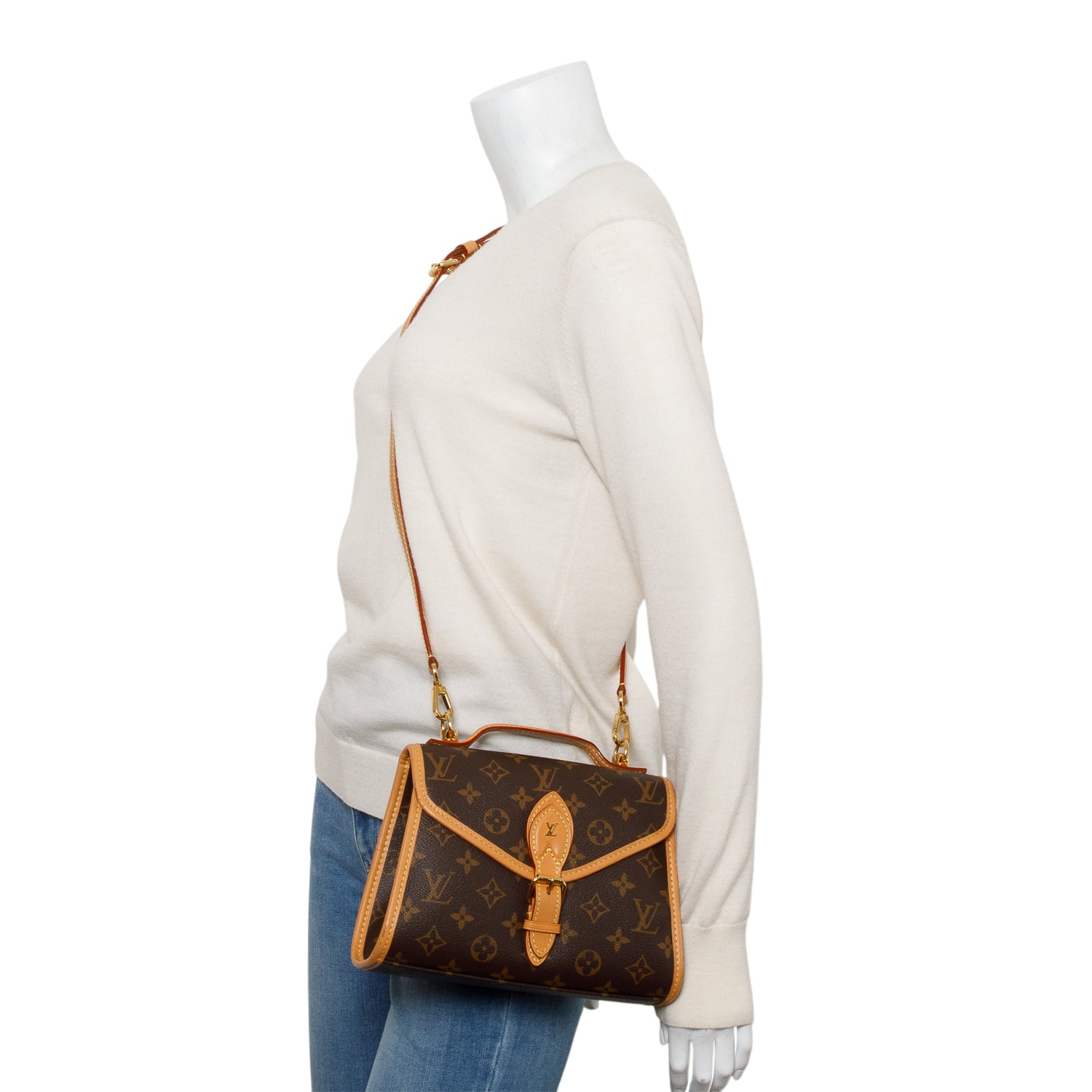 Louis Vuitton Monogram Ivy Top Handle Bag w/ Strap