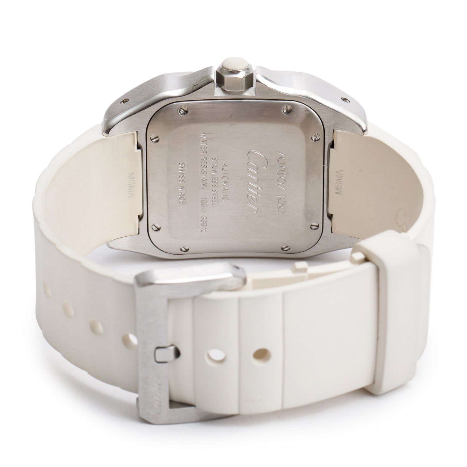 Cartier Stainless Steel Santos 100 Automatic Watch, Medium Model 2878