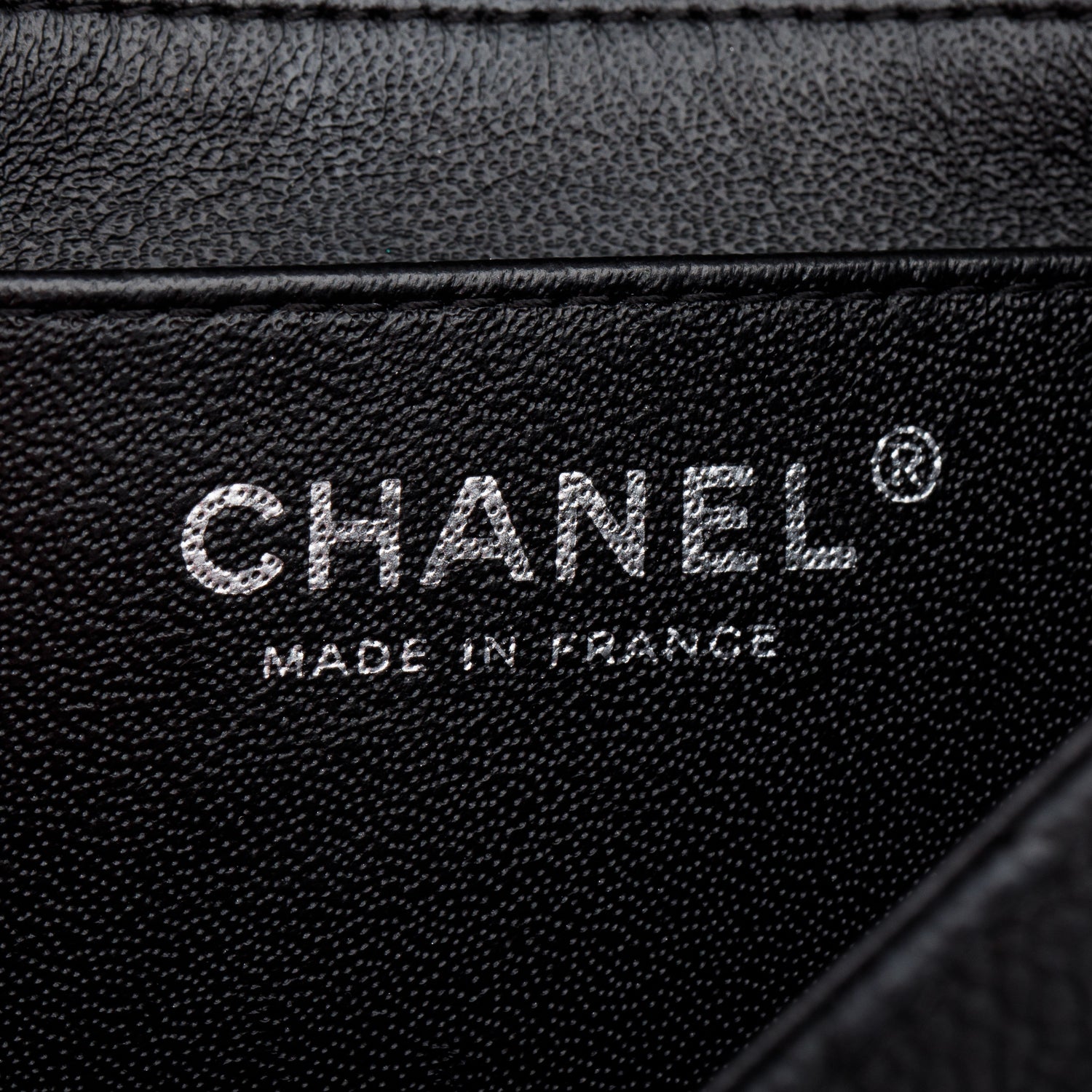 Chanel Black Quilted Matte Caviar Leather Classic Square Mini Flap Bag w/ Authenticity Card