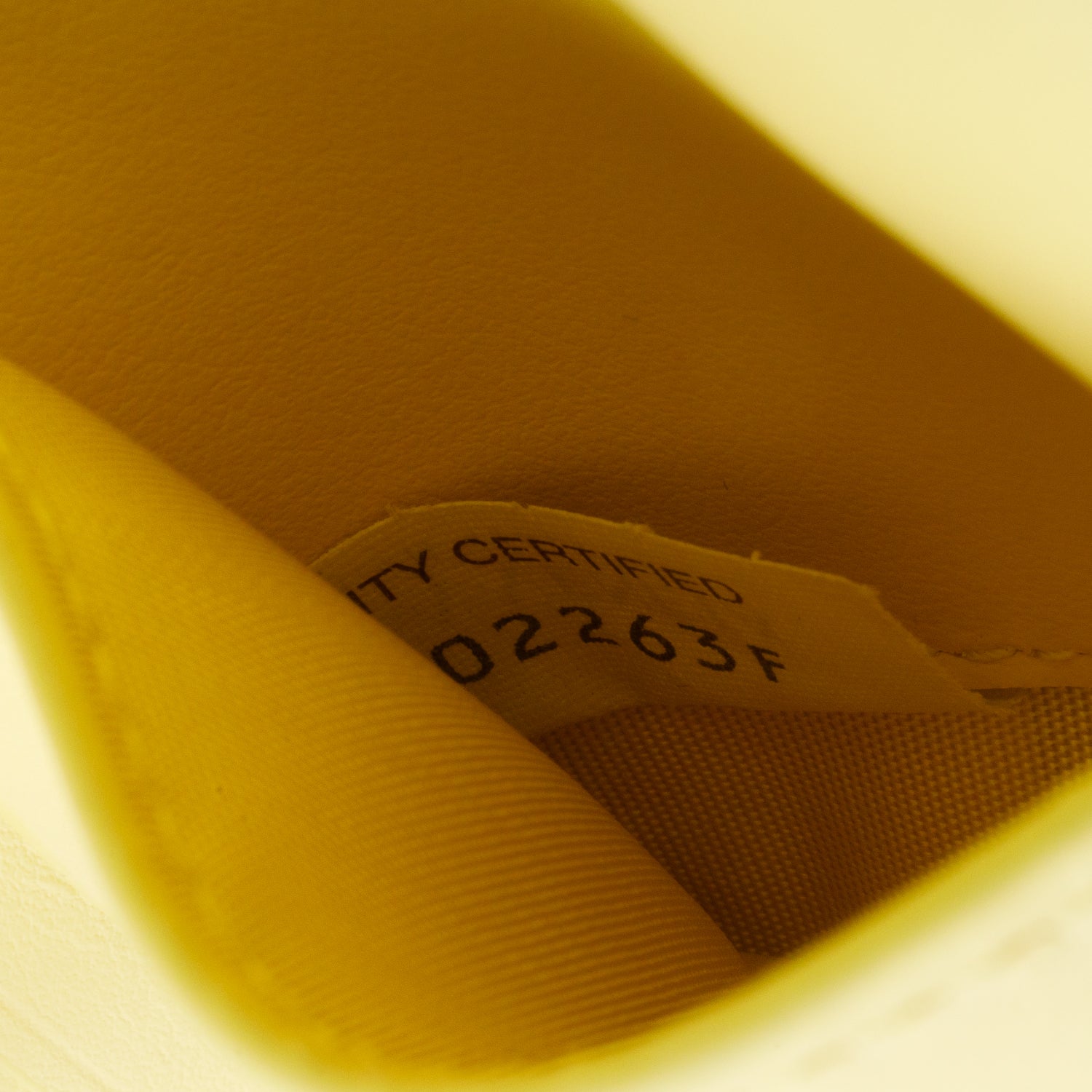 Bottega Veneta Yellow Intreccio Nappa Leather Cassette Tri-Fold Zip Wallet w/ Box