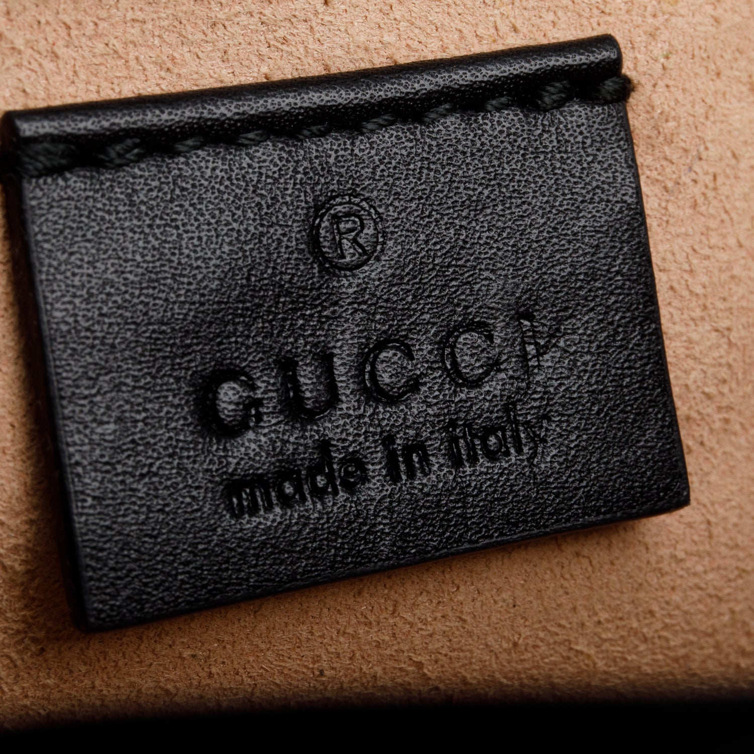 Gucci Black GG Marmont Matelasse Leather Super Mini Bag