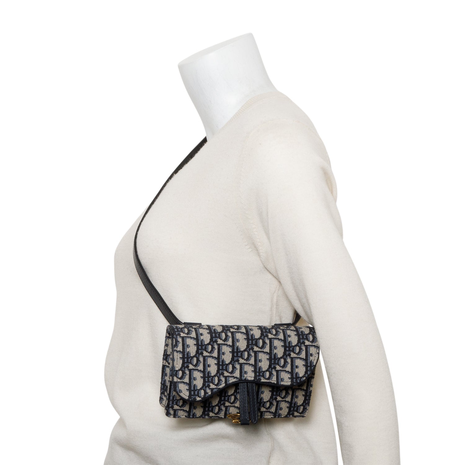 Christian Dior 2020 Oblique Saddle Belt Pouch