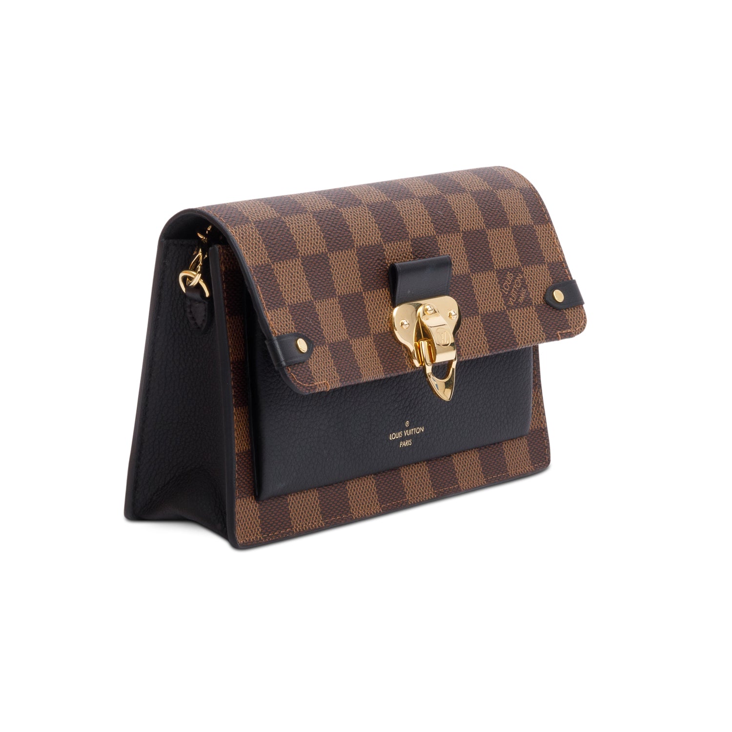 Louis Vuitton 2022 Damier Ebene Vavin Chain Wallet w/ Box & Receipt