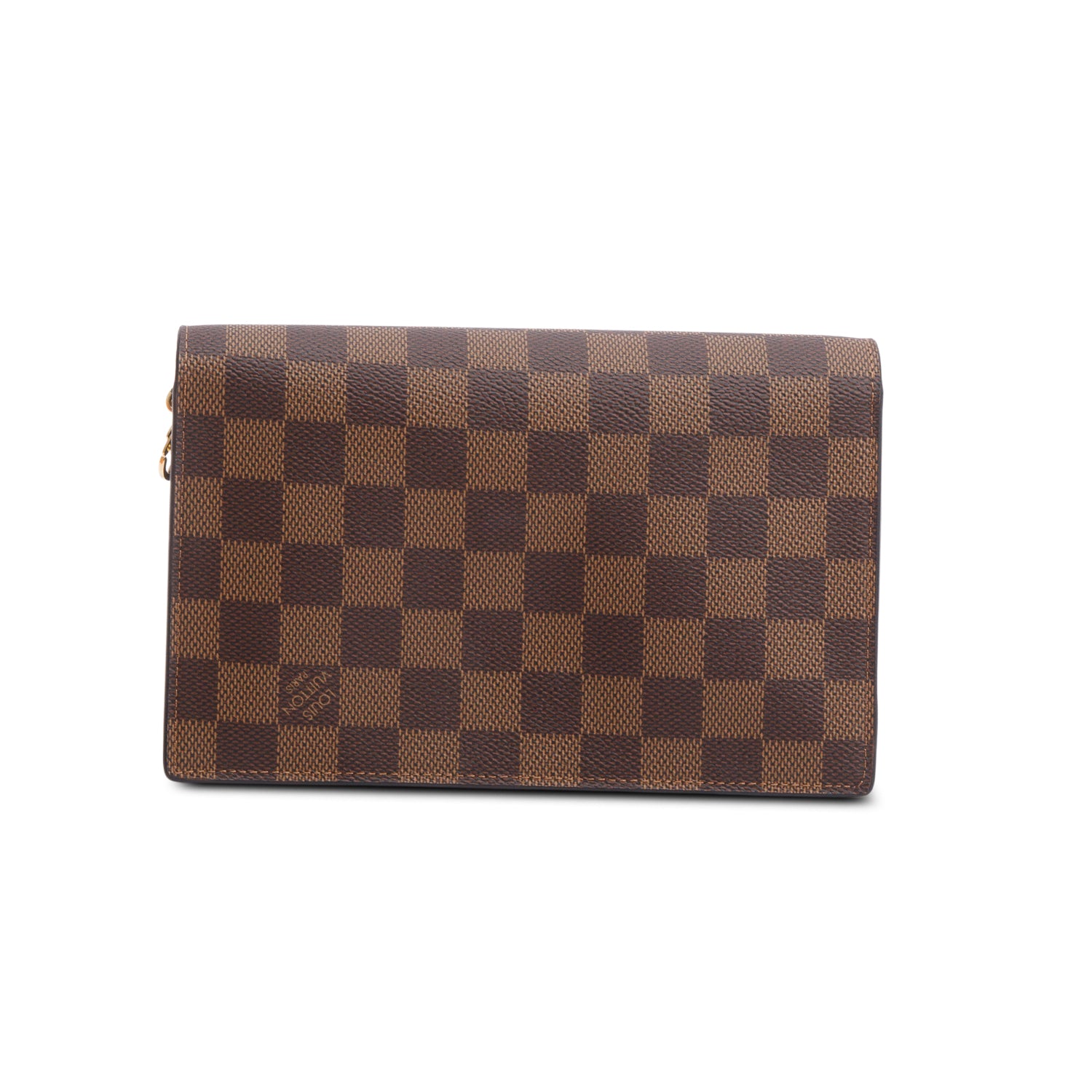 Louis Vuitton 2022 Damier Ebene Vavin Chain Wallet w/ Box & Receipt