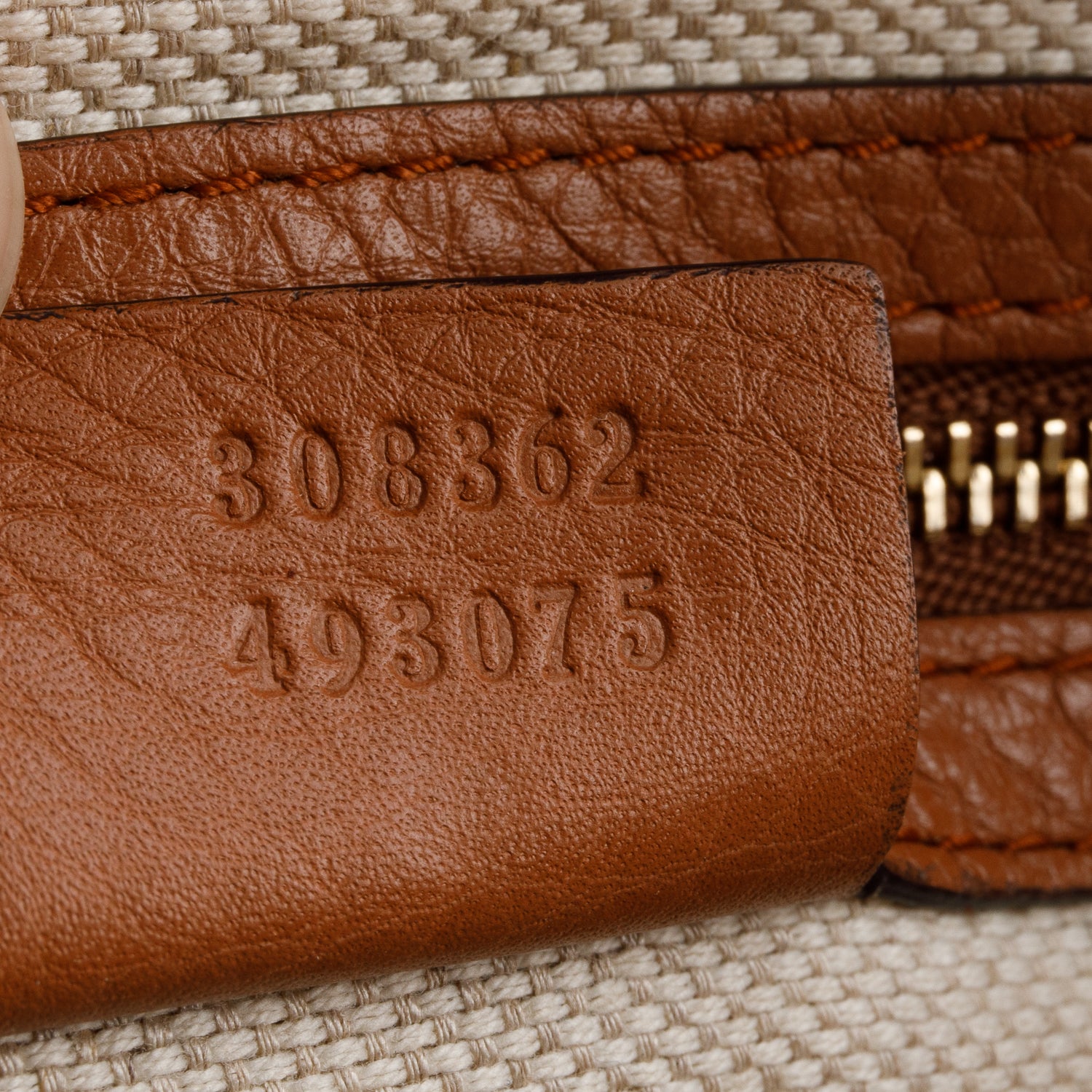 Gucci Brown Cellarius Calfksin Leather Small Soho Top Handle Satchel