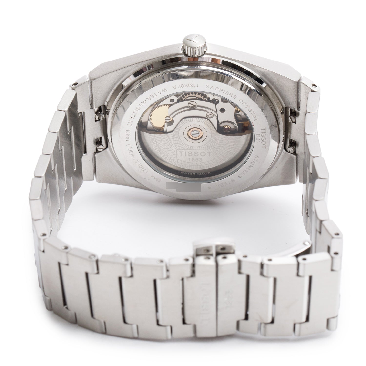 Tissot Stainless Steel PRX Powermatic 80 40 MM Automatic Watch Blue Dial w/ Box & Extra Strap
