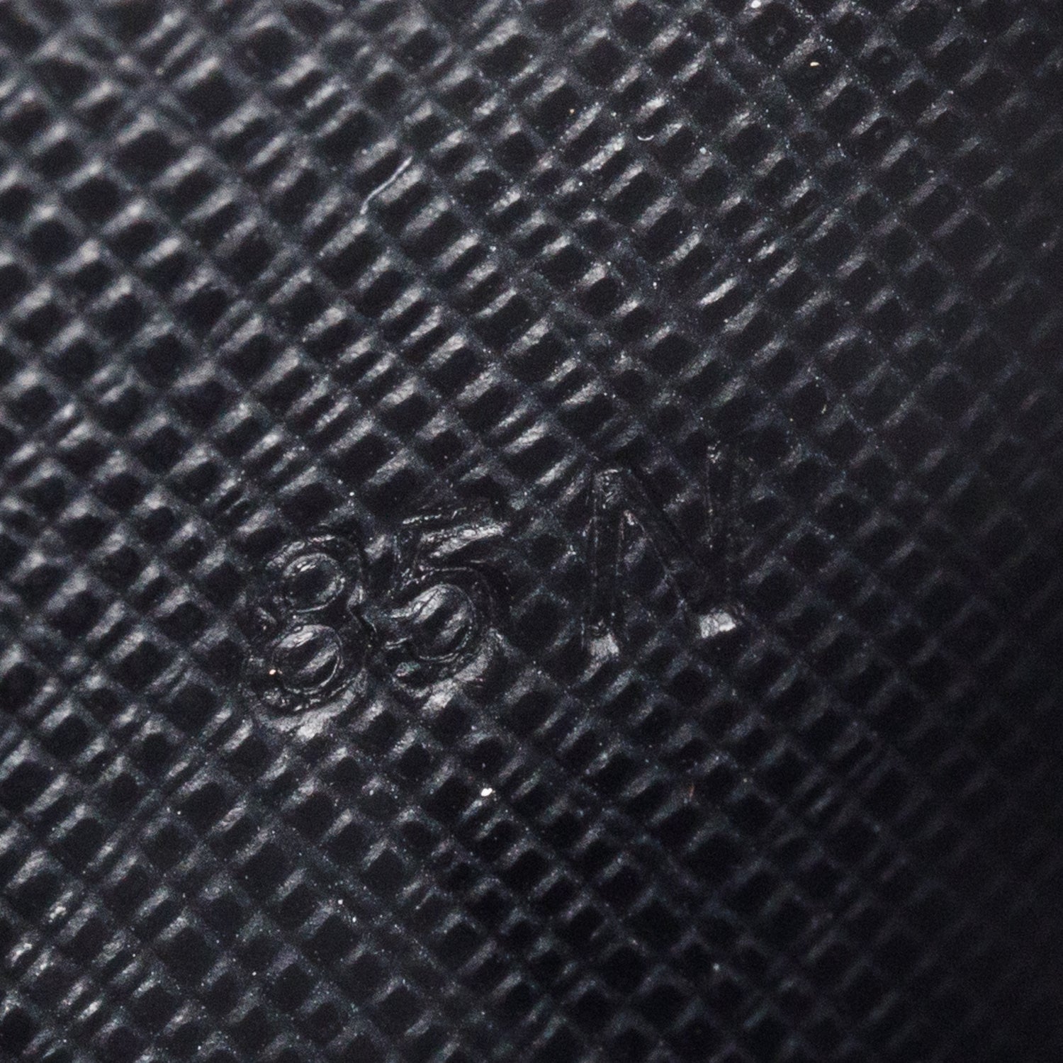 Prada Black Saffiano Metal Leather Wristlet Wallet