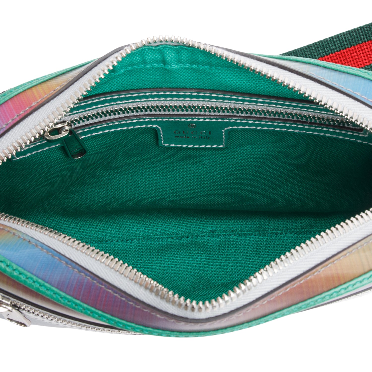 Gucci Multicolor PVC Interlocking G Belt Bag