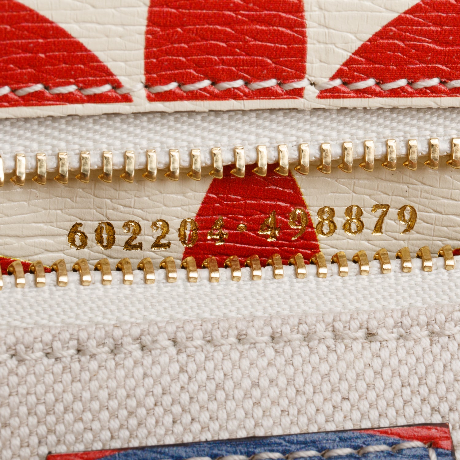 Gucci X Adidas Limited Edition Blue/Red Trefoil Printed Leather Horsebit 1955 Small Shoulder Bag