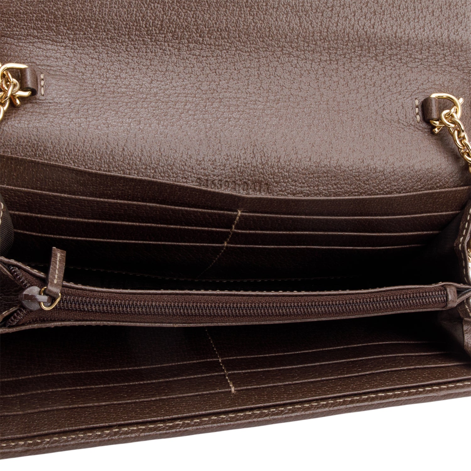 Gucci Beige GG Supreme Ophidia GG Web Wallet on Chain