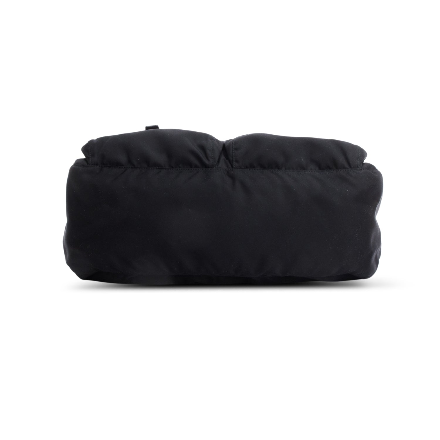 Prada Black Nylon Vela Sport Buckle Messenger Bag w/ Authenticity Card