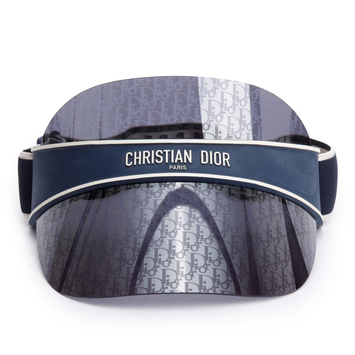 Christian Dior Blue Oblique DiorClub V1U Visor w/ Box – OLIVER display picture 2