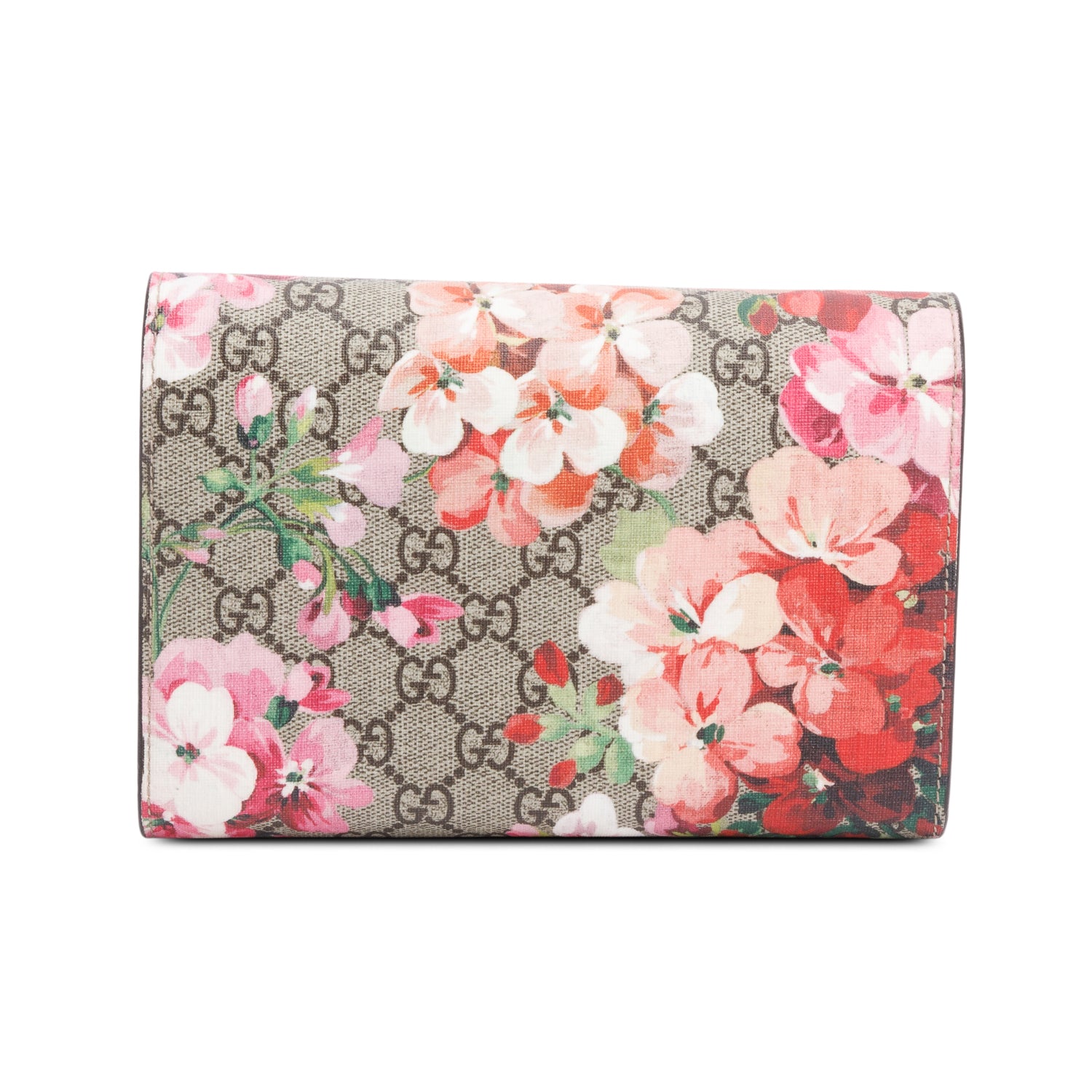Gucci Dionysus GG Supreme Blooms Wallet on Chain