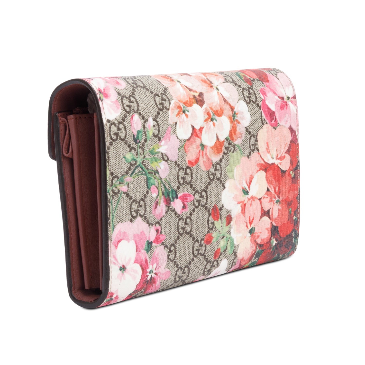 Gucci Dionysus GG Supreme Blooms Wallet on Chain