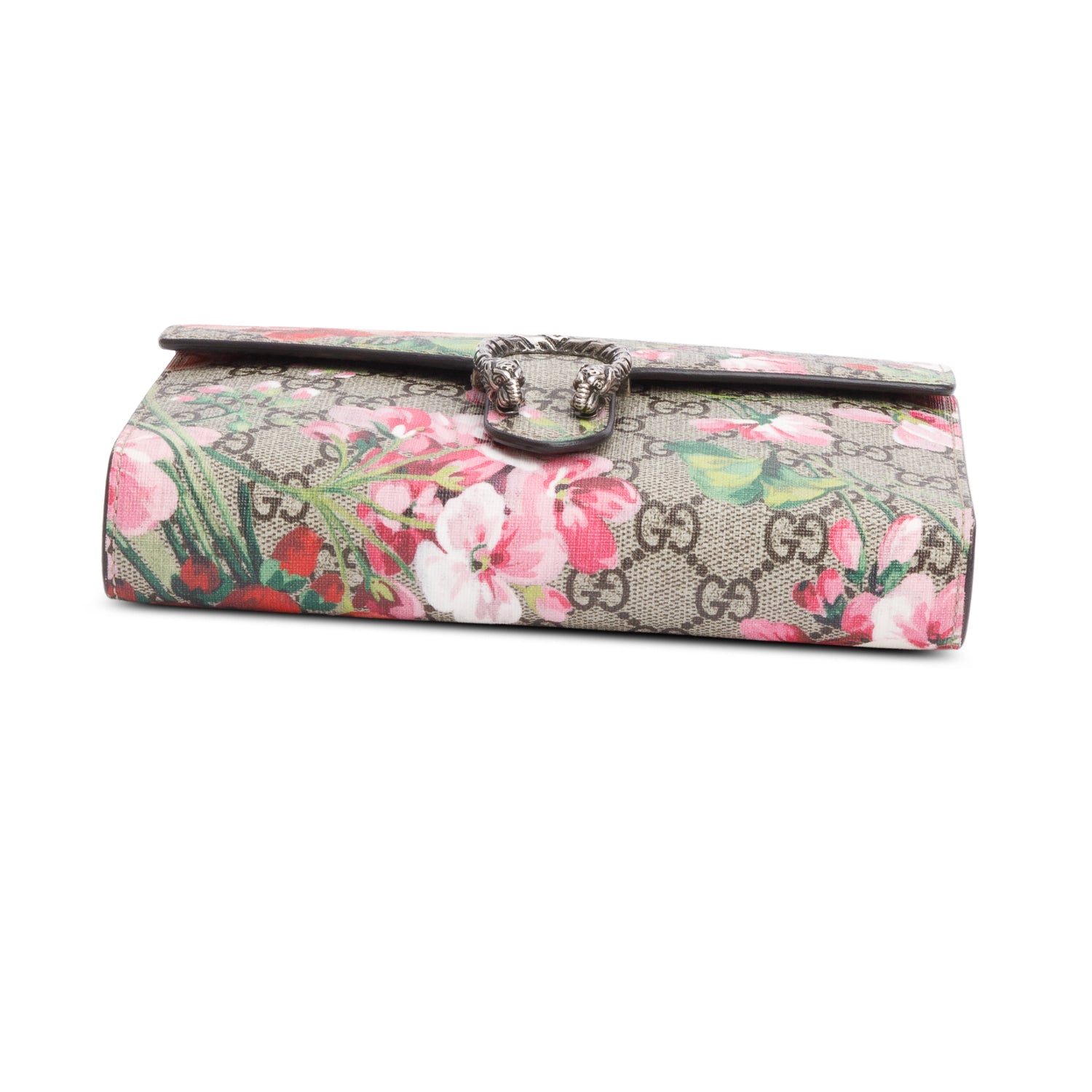 Gucci Dionysus GG Supreme Blooms Wallet on Chain